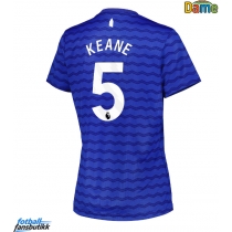 Everton Michael Keane #5 Hjemmedrakt Dame 2025-26 Kortermet